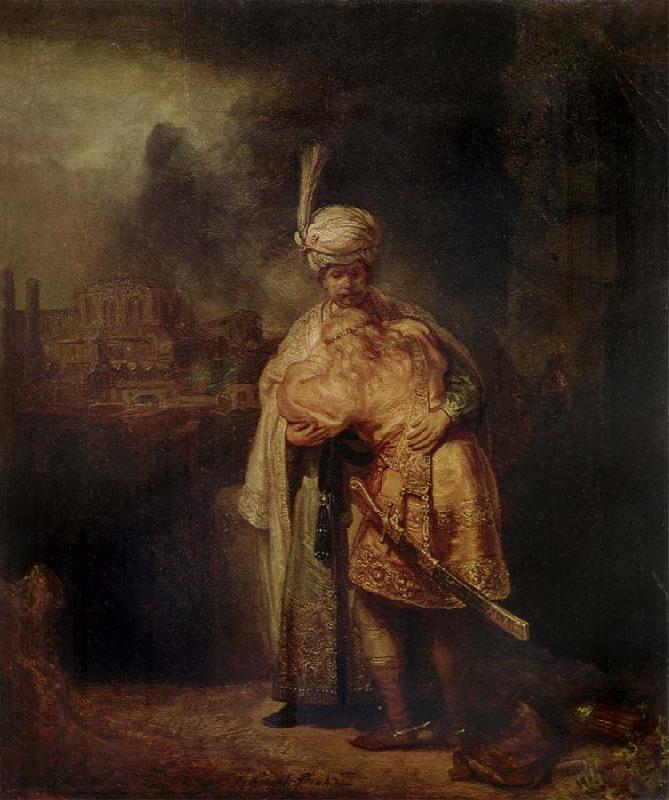 REMBRANDT Harmenszoon van Rijn David-s Farewell to Jonathan